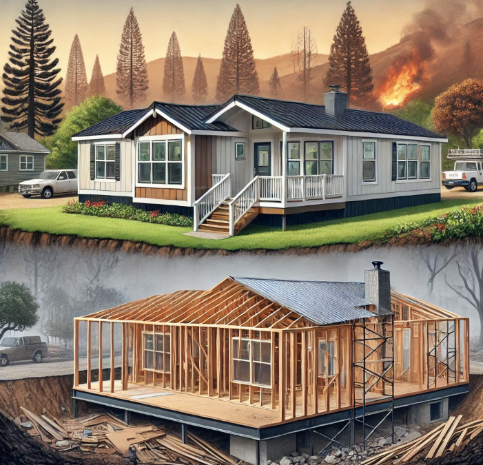 Fire-Resistant Manufactured Homes vs. Traditional Rebuilding: Which Is Right for You?